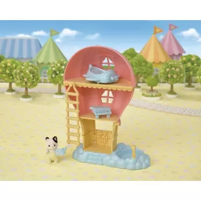 Mini-univers SYLVANIAN FAMILIES - Montgolfière des bébés - Rose