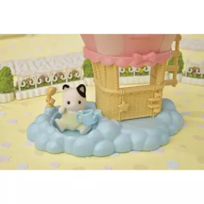 Mini-univers SYLVANIAN FAMILIES - Montgolfière des bébés - Rose