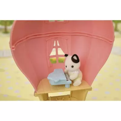 Mini-univers SYLVANIAN FAMILIES - Montgolfière des bébés - Rose