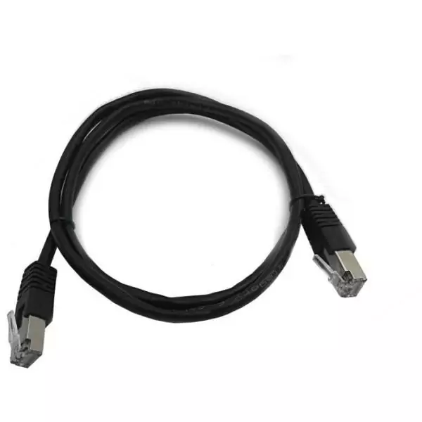 Câble RJ45 - LINEAIRE - PCC6FNB - Cat.6 - Blindé - F/UTP - Noir - 1m