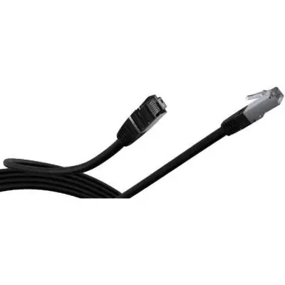 Câble RJ45 - LINEAIRE - PCC6FNB - Cat.6 - Blindé - F/UTP - Noir - 1m