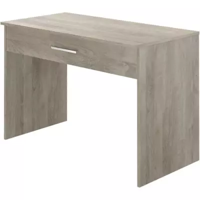 Bureau grand tiroir chêne - Organisez avec style - 110 x 56 x 81,5 cm