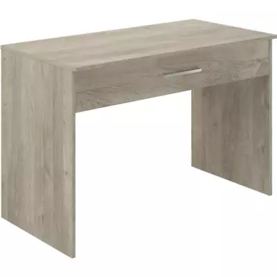 Bureau grand tiroir chêne - Organisez avec style - 110 x 56 x 81,5 cm
