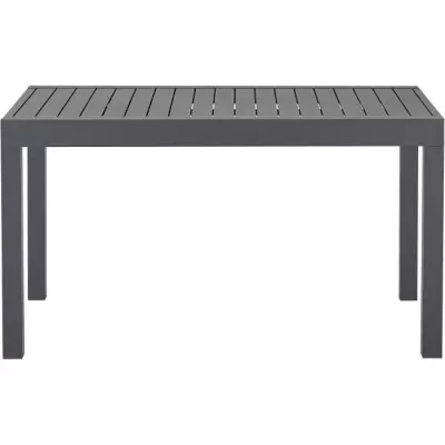 Table de jardin extensible 6-10 personnes - Aluminium - Gris foncé