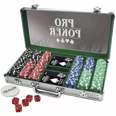 Mallette de poker ProPoker 300 Jetons - Aluminium et Plexis