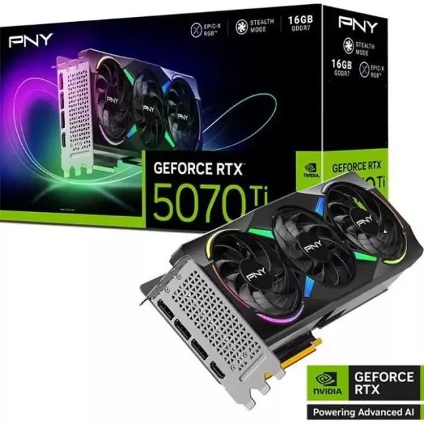PNY - Carte graphique - GEFORCE RTX™ 5070Ti - 16GB