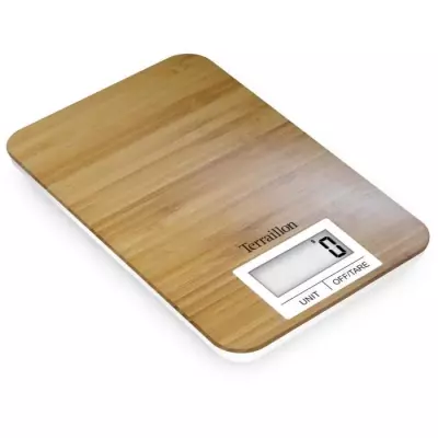 Balance de cuisine électronique TERRAILLON BAMBOO - Capacité 3 Kg