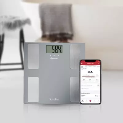 Pèse-personne Terraillon SMART CONNECT - Balance connectée innovante