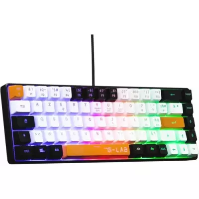 Clavier Gamer Compact Retroéclairé - The G-Lab KEYZ HYDROGEN