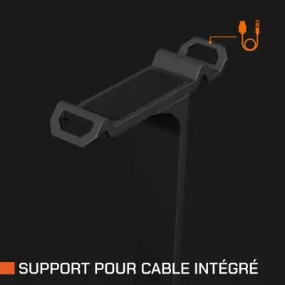Support de casque gaming - NOVA GAMING - Hydra - Support universel - LED RGB - Noir