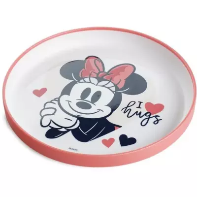 Pack repas Minnie 2ème âge - 3 Assiettes + Gobelet + Cuillère