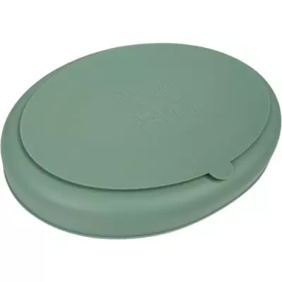 Assiette ventouse THERMOBABY en silicone - Vert Cactus