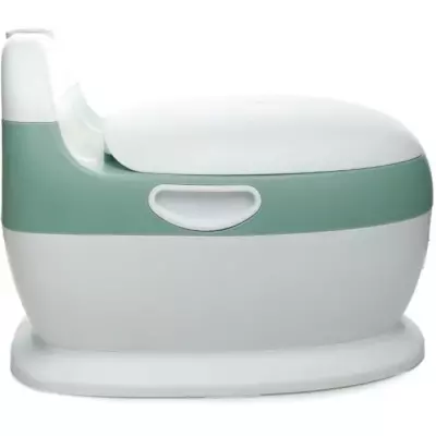 Mini toilette THERMOBABY Vert Sauge - Confortable avec bruit de chasse d'eau