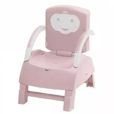 Rehausseur de chaise - Rose poudré, Made in France
