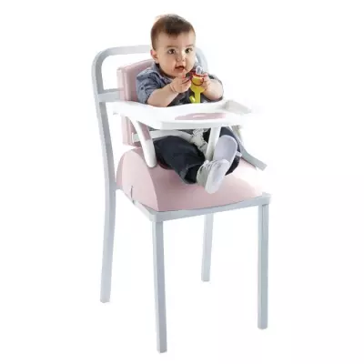 Rehausseur de chaise - Rose poudré, Made in France