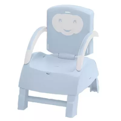 Rehausseur de chaise THERMOBABY - Fleur bleue, Made in France