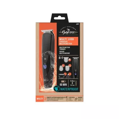 Tondeuse 5 en 1 THE BARB' XPERT 6047 - Multifonction - Avec rasoir à grilles
