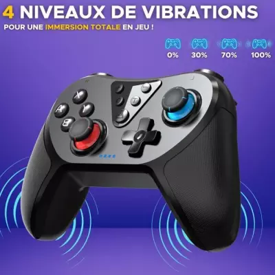 Manette Switch G-Lab K-PAD HELIUM Sans fil Nintendo Switch - Noir