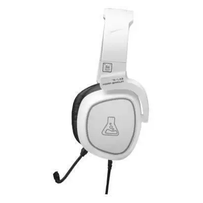 Casque Gamer filaire Blanc - THE G-LAB KORP BARIUM - Compact