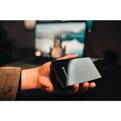 Disque SSD externe - VERBATIM - Store'N'Go Slim - 512 Go - Noir