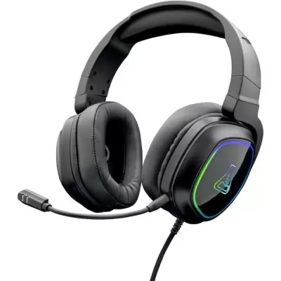 Casque Gamer filaire THE G-LAB KORP BARIUM - Noir | Dimensions compactes