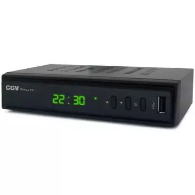 Récepteur TNT HD - CGV - ETIMO 2TC - Double tuner - Web-radio - DVB-T2 HEVC 265