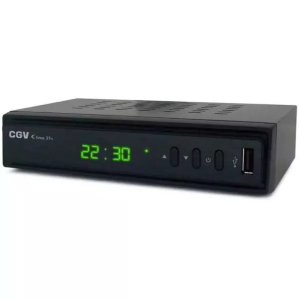 Récepteur TNT HD - CGV - ETIMO 2TC - Double tuner - Web-radio - DVB-T2 HEVC 265