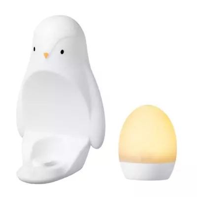 Veilleuse Pingouin 2-en-1 Nomade avec Luminosité Réglable