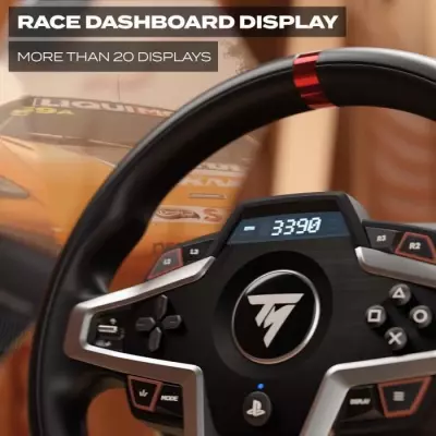 Volant de Course et Pédales Magnétiques pour PS5, PS4, PC