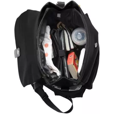 Sac à langer TINEO CASUAL - Noir - Grande capacité de rangement