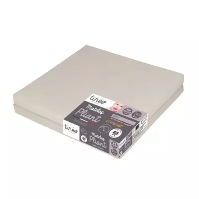 Matelas Bébé Pliant 60x120x4cm - Couchage d'Appoint Made in France