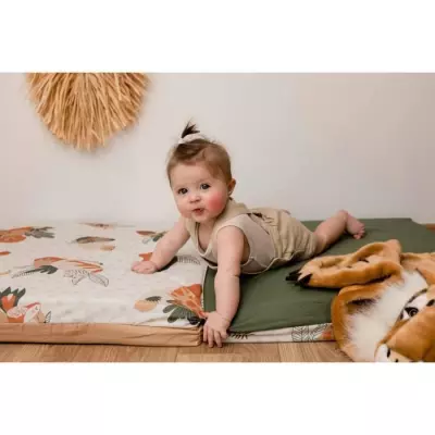 Tapis d'éveil Malin TINEO AMAZONIE 3en1 - 120x120 cm