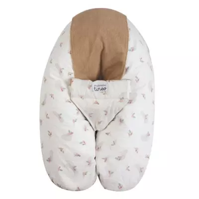 Coussin de Grossesse et d'Allaitement TINEO 3 en 1 Multirelax - éponge noisette