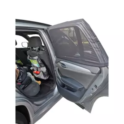 Pare soleil Voiture Bébé TINEO - 2 Housses Chaussettes - Ombrage 80%