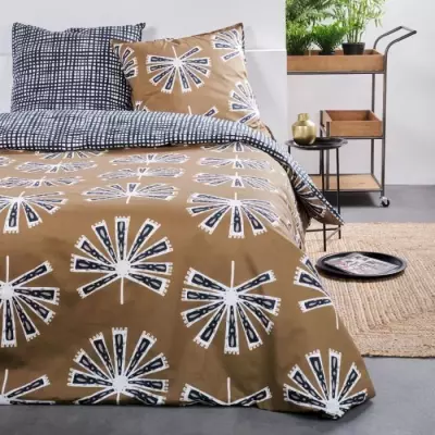 Parure de lit TODAY Sunshine - 220x240 cm - Imprimé - 2 personnes
