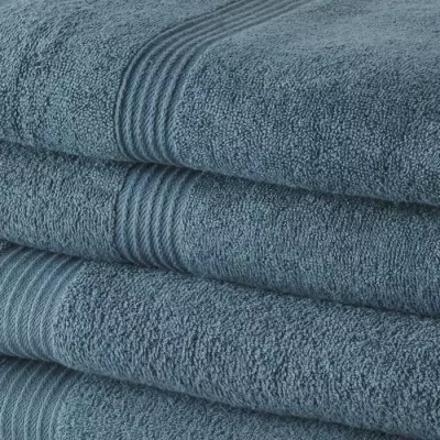 Ensemble Luxe 100% Coton: 2 Serviettes 50x90 + 2 Draps 70x130 - Paon