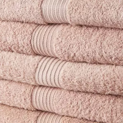 Lot de 10 serviettes de toilette rose 50x90 cm 100% coton - Prêt pour un bain de douceur ?
