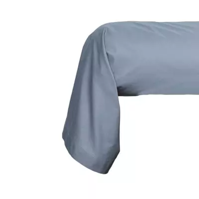 Taie de traversin TODAY Essential en 100% coton uni - Denim