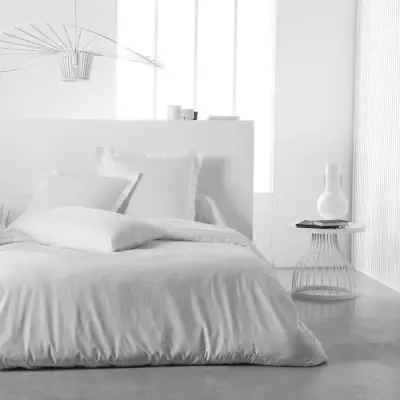 Housse de couette TODAY Essential - 220 x 240 cm - 100% Coton uni - Craie