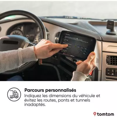 GPS poids lourd TOM TOM GO Expert Plus - Écran HD 7 - Cartes monde Premium Pack