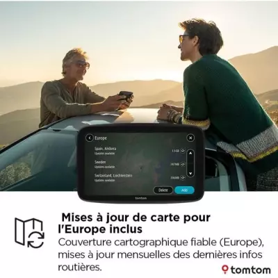 GPS TOMTOM GO Classic 5 - Cartes Europe, Mises à Jour, Écran Tactile