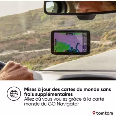 GPS Tomtom Go Navigator 6'' Noir - Compact et performant