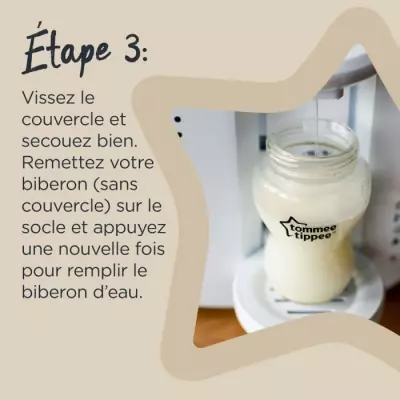Préparateur Chauffe Biberons TOMMEE TIPPEE Perfect Prep - Efficace et Pratique