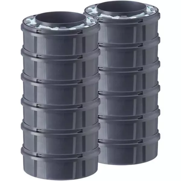 TOMMEE TIPPEE - Recharges pour poubelles a couches - Twist & Click - Film multicouche antibactérien - Pack de 12
