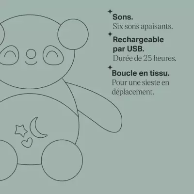 Veilleuse Mini Peluche TOMMEE TIPPEE - Pippo Le Panda
