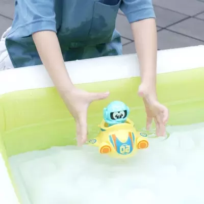 Sous-marin motorisé pour enfant TOOKO - Jaune/Bleu - Effets sonores - 2 ans