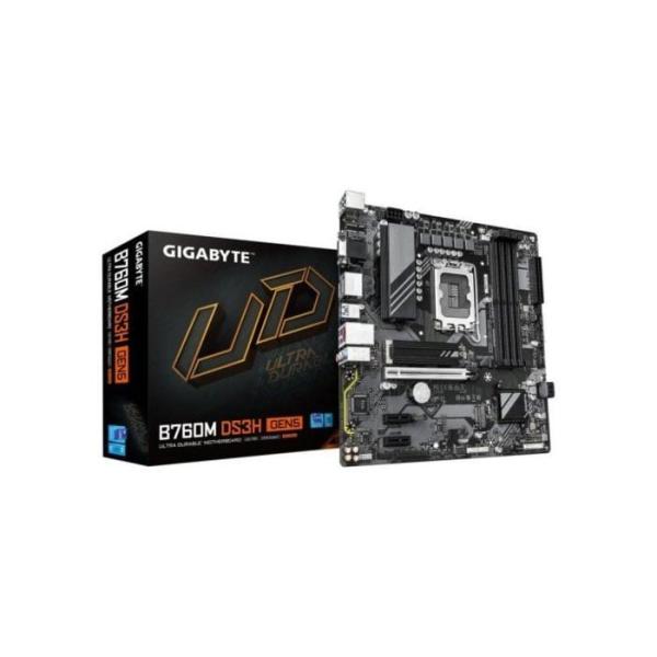 Carte mere - GIGABYTE - B760M DS3H GEN5 - Format Micro-ATX - Chipset Intel B760 - PCIe 5.0