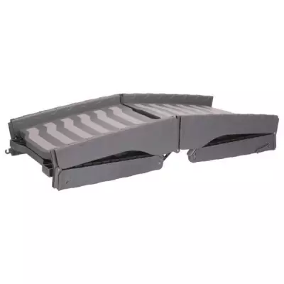 Rampe pliable pour chien - 39 x 150 cm - Gris
