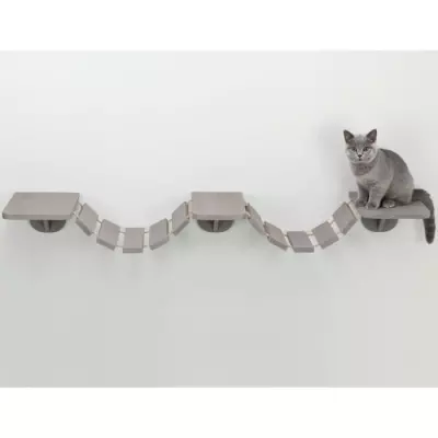Échelle d'escalade murale pour chats TRIXIE - Bois massif et sisal - 150x30 cm