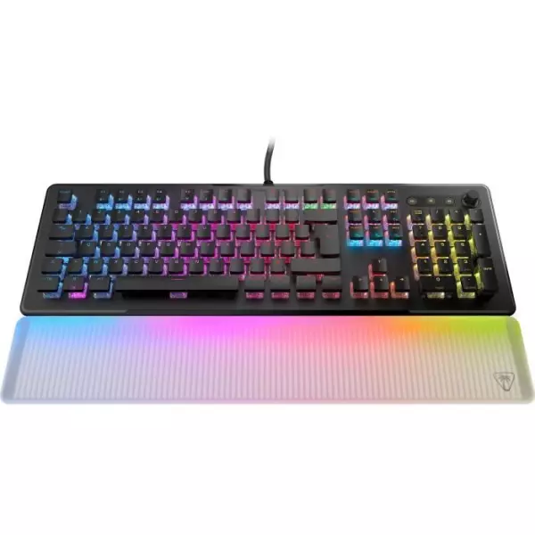 Turtle Beach Vulcan II Max - Clavier gaming PC optique et mécanique, touches rétro-éclairées RGB personnalisables et